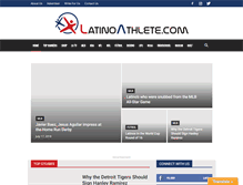 Tablet Screenshot of latinoathlete.com